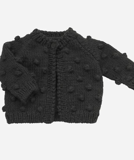 THE BLUEBERRY HILL - Popcorn Cardigan  Black
