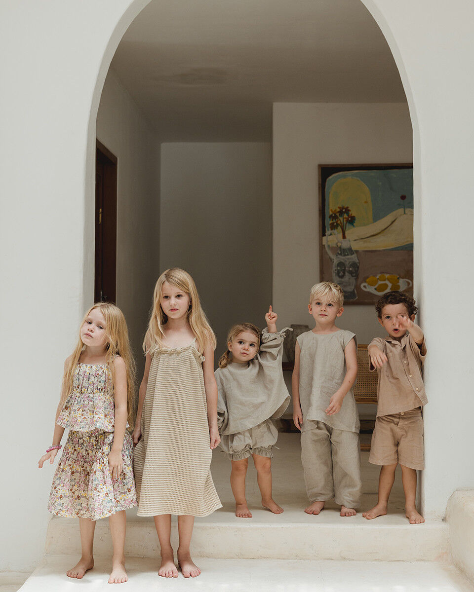 son and daughter - KOA LINEN SETS(Natural) | UA