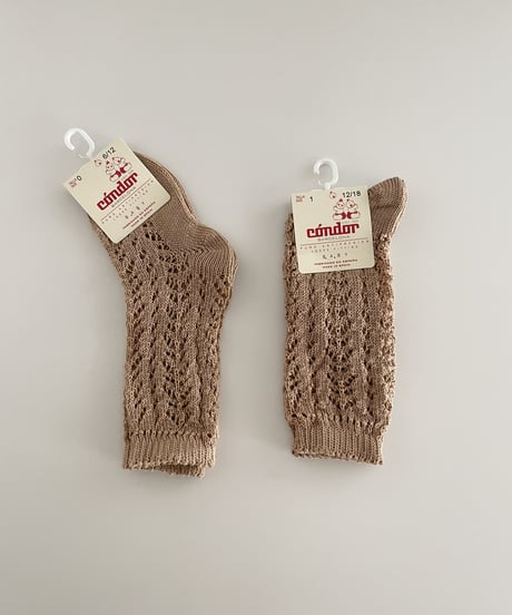 condor - (326) PERLE OPENWORK KNEE HIGH SOCKS
