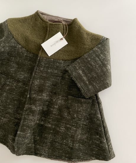 HELLO LUPO - Bell coat / marble green