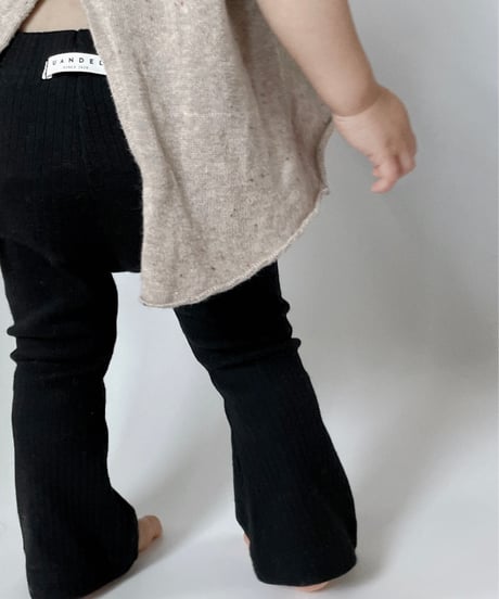 U ANDEL - flare pants (Black)