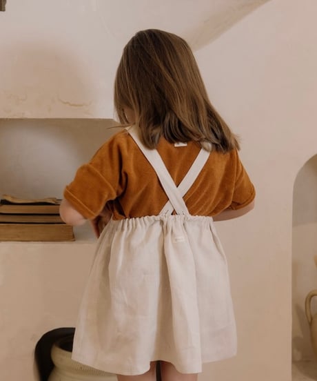 organic zoo - Ceramic White Maker Crossback Skirt送料無料