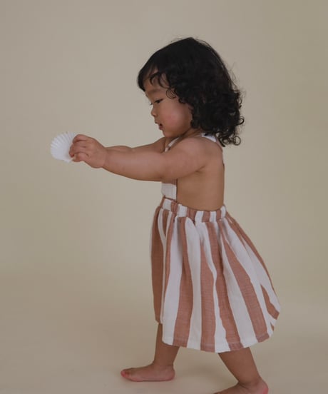 organic zoo - Sienna Stripes Apron Skirt