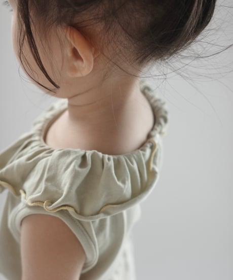 【予約商品】UANDEL - mellow collared tank tops(melon yellow)