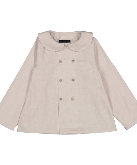【Maison Marelle】Romper CARNOT OUTLET】【Maison Marelle】24M : Romper CARNOT- linen short