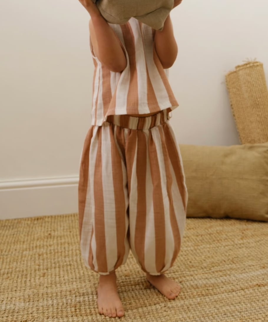 ボトムス SARDINE STRIPES RESORT PANTS 2-3y ボトムス SARDINE STRIPES RESORT PANTS 2-3y ボトムス SARDINE