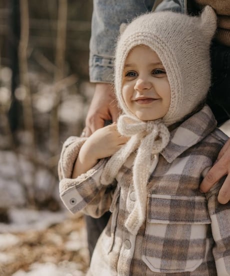 pixie hat white