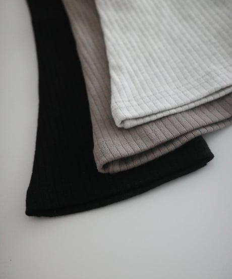 U ANDEL - flare pants (Black)