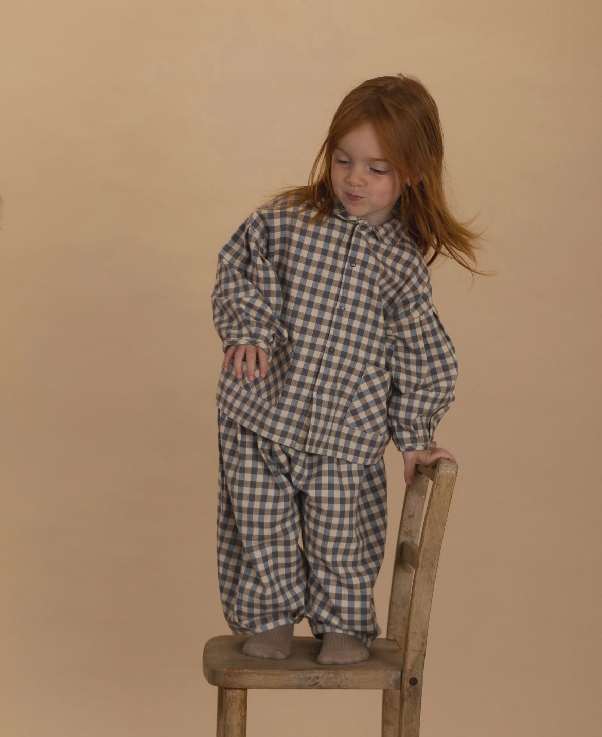 organic zoo - Shoreline Gingham Lodge Pants | U
