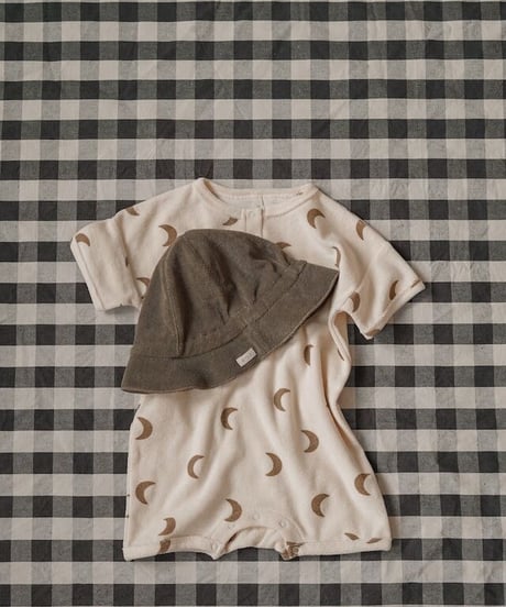 organic zoo - Gold Midnight Terry Beach Romper