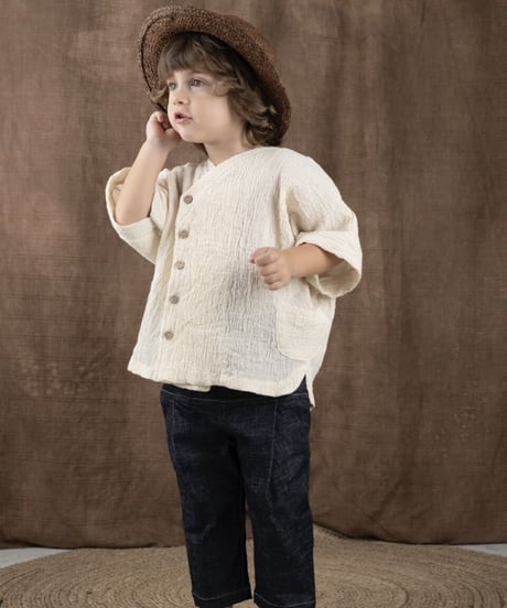 HELLO LUPO - Zen Short Sleeves (White crepe)