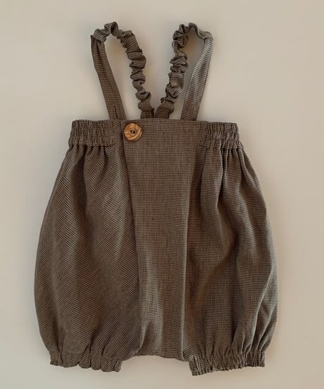 HELLO LUPO - Dalston bloomers, brown houndstooth
