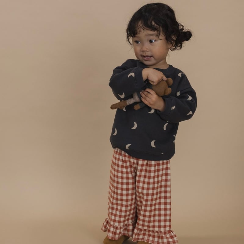 organic zoo - Paprika Gingham Frill Culottes |