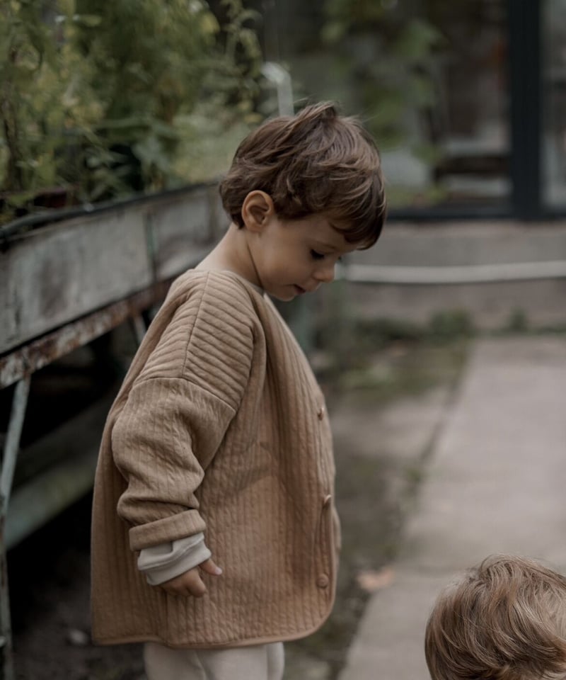 organic zoo - Gold Quilt Cardigan | U andel