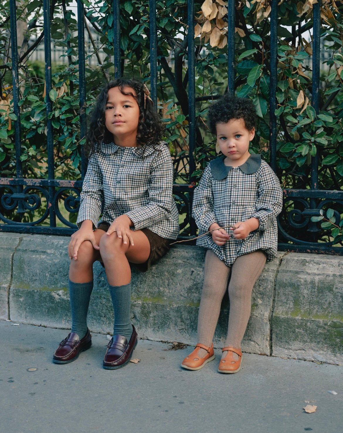 【Maison Marelle romper BAC gingham】 予約販売商品】 Maison Marelle - Romper BAC- gingham b