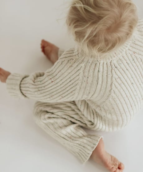 OAT - Sprinkle Knit Ribbed Playsuit