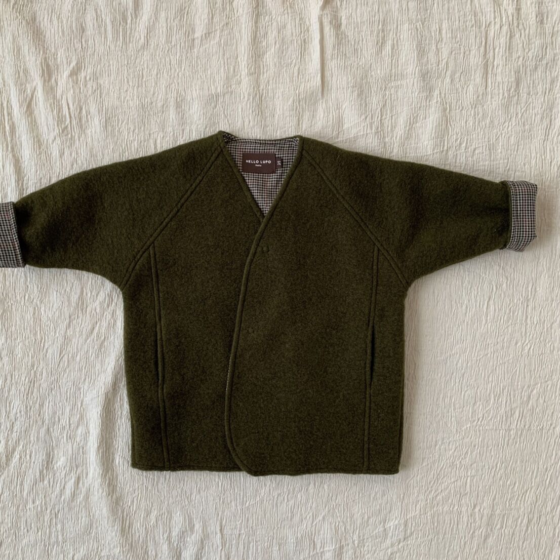 HELLO LUPO - Lupo Kimono Coat / matcha green |