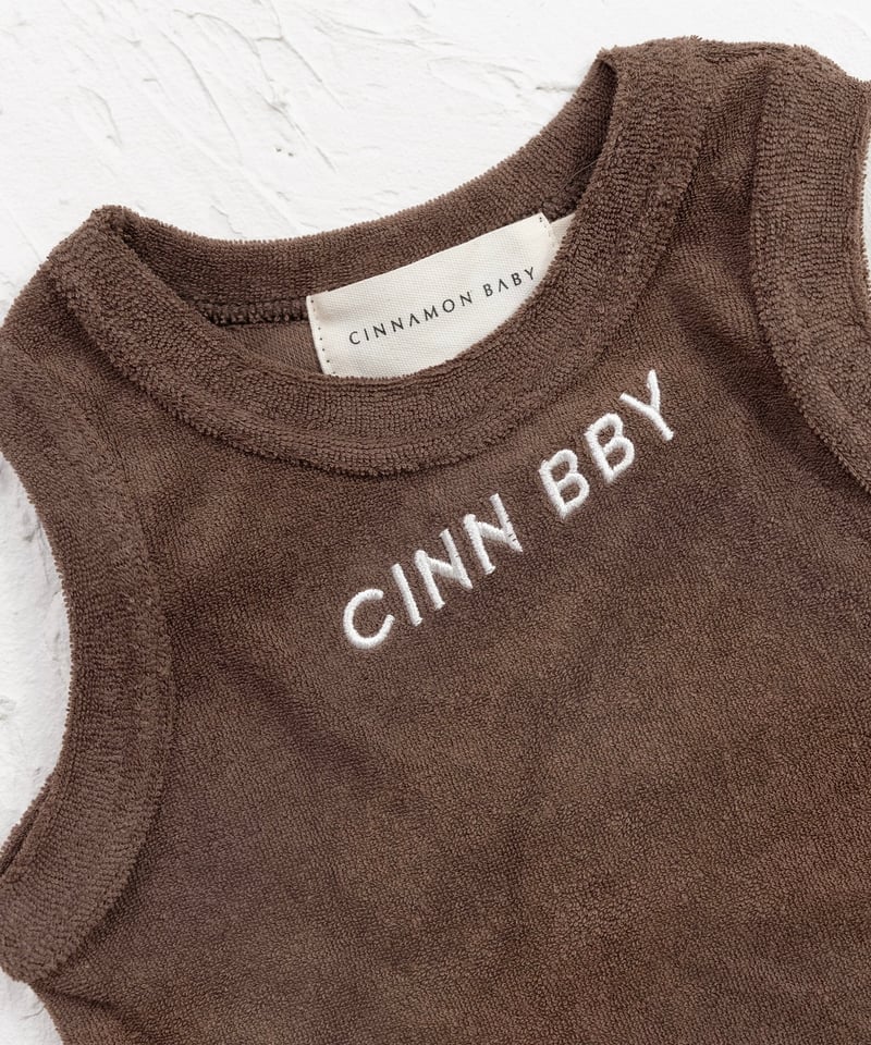 CINNAMON BABY - Terry Singlet - Dark Chocolate