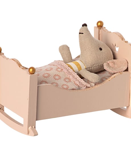 【予約販売商品】Maileg - Cradle/baby mouse ( 赤ちゃんネズミのベッド )