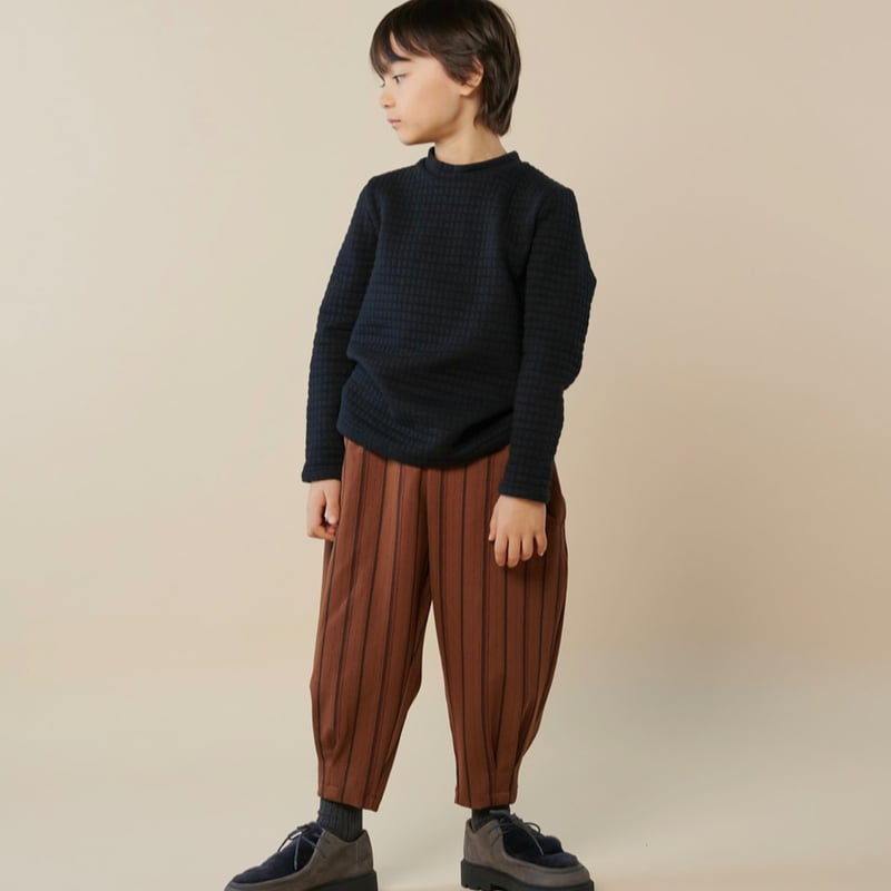 専用　hello lupo CAPPUCCINO TROUSERS 3 HELLO LUPO - Luca Panta - Stripy Brown | UANDEL