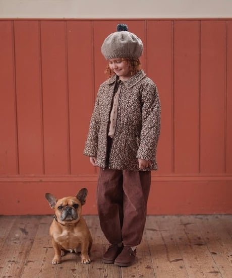 Little Cotton Clothes - Jessica Trousers Velvet in Nutmeg