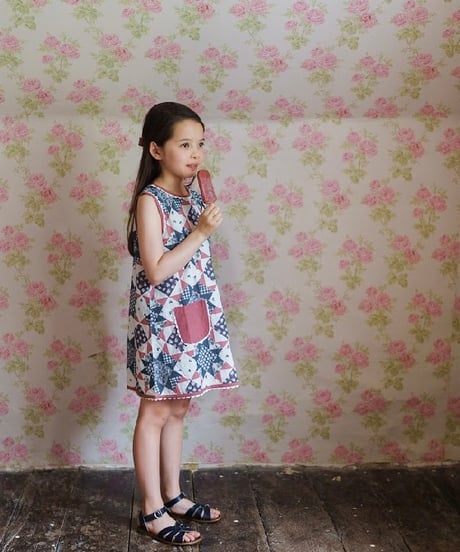 Little Cotton Clothes - Hannah Dress Patchwork Floral