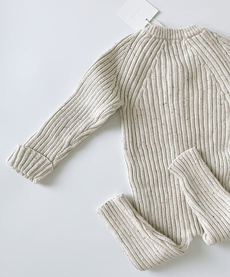 OAT - Sprinkle Knit Ribbed Playsuit