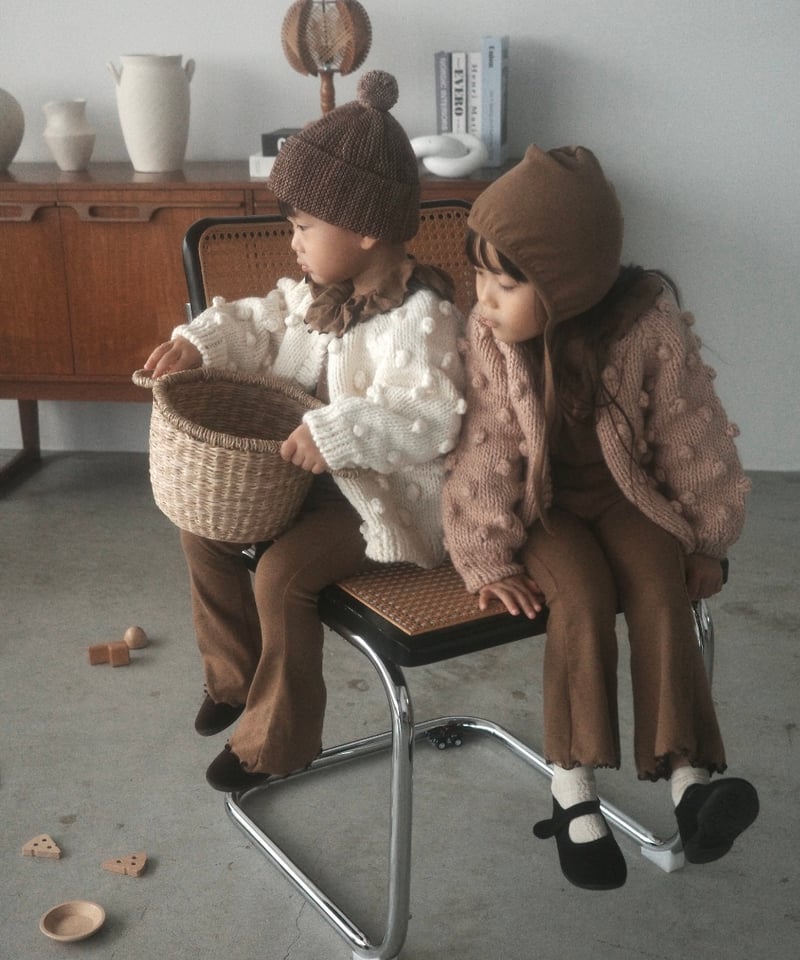 THE BLUEBERRY HILL - Popcorn Cardigan Blush |