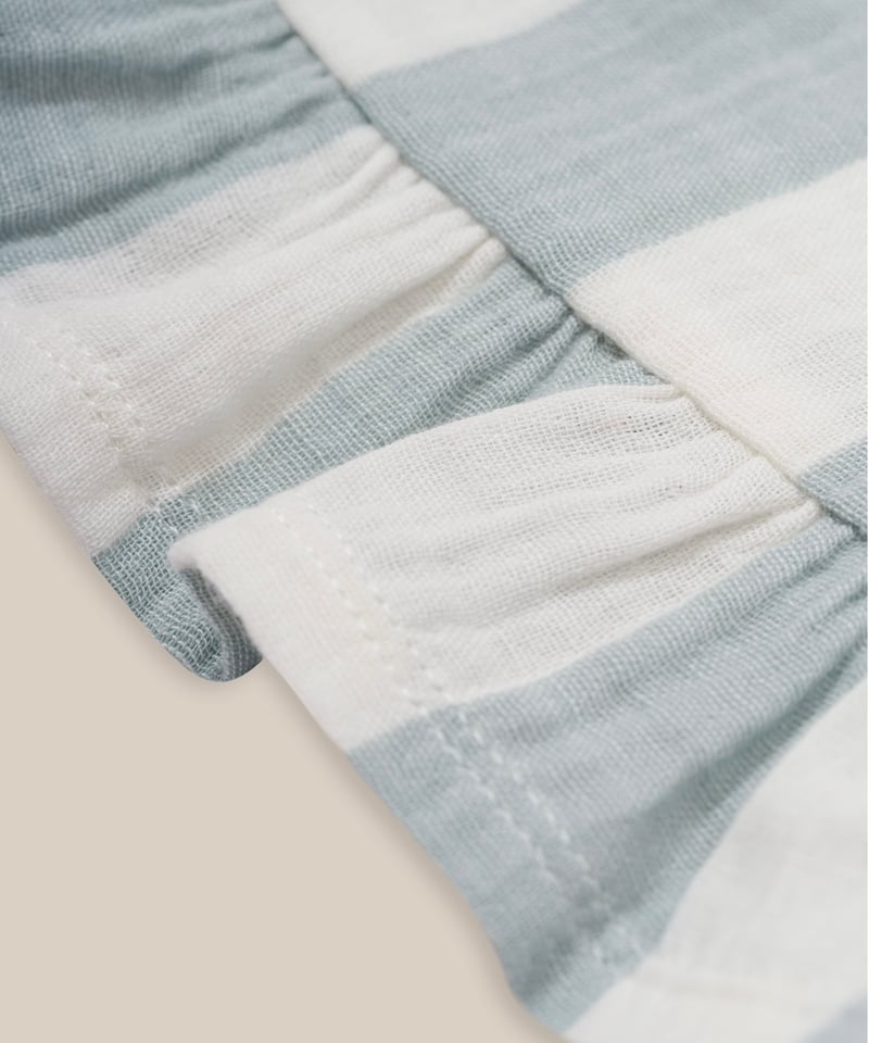 organic zoo - Sardine Stripes Frill Shorts | U