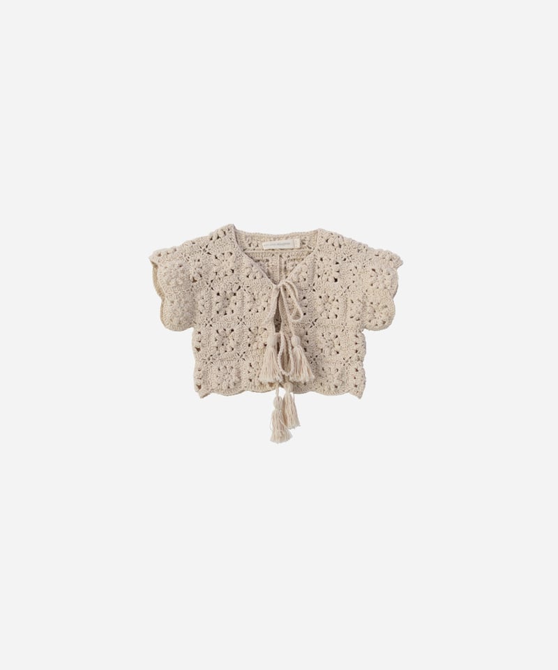 Son and Daughter - ALBA CROCHET VEST | U andel