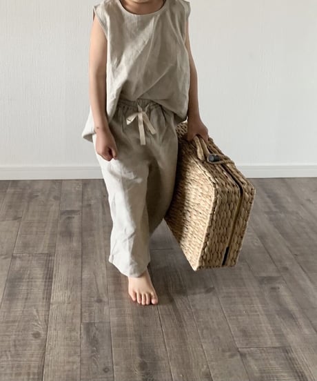 son and daughter - KOA LINEN SETS(Black)
