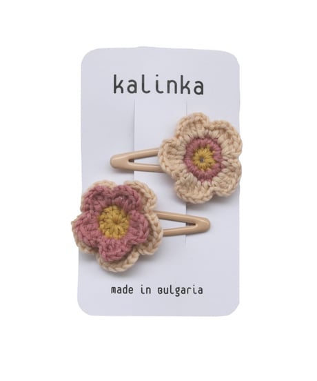 Kalinka - Flower Clip Set  Cloud / Blush