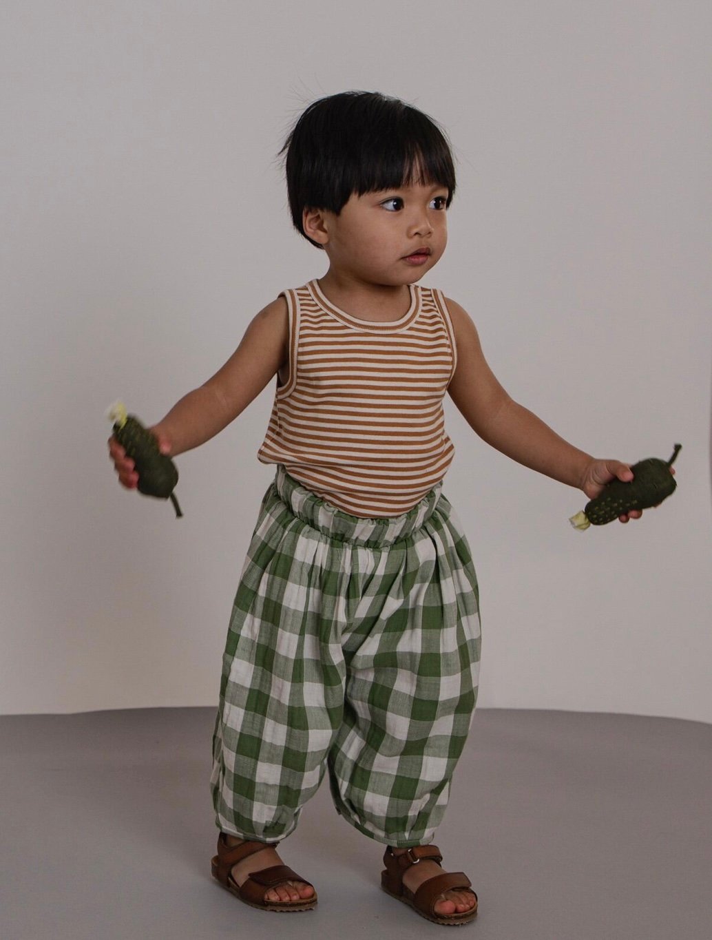 organic zoo - Dill Gingham Resort Pants | UANDEL