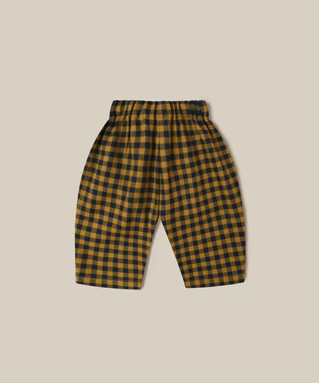 organic zoo - Blueberry Gingham Carrot Pants
