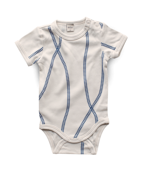 mile - rails baby bodysuit
