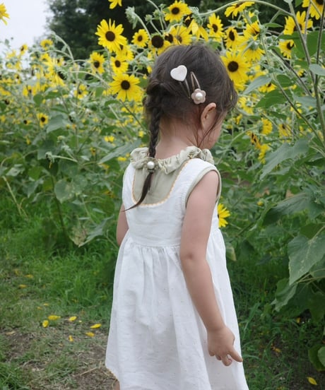 【予約商品】UANDEL - mellow collared tank tops(melon yellow)