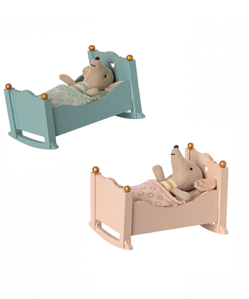 予約販売商品】Maileg - Cradle/baby mouse ( 赤ちゃんネズミのベッ