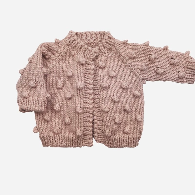 THE BLUEBERRY HILL - Popcorn Cardigan Blush |