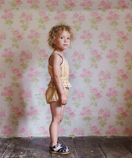 Little Cotton Clothes - Petra Romper Buttercup Floral