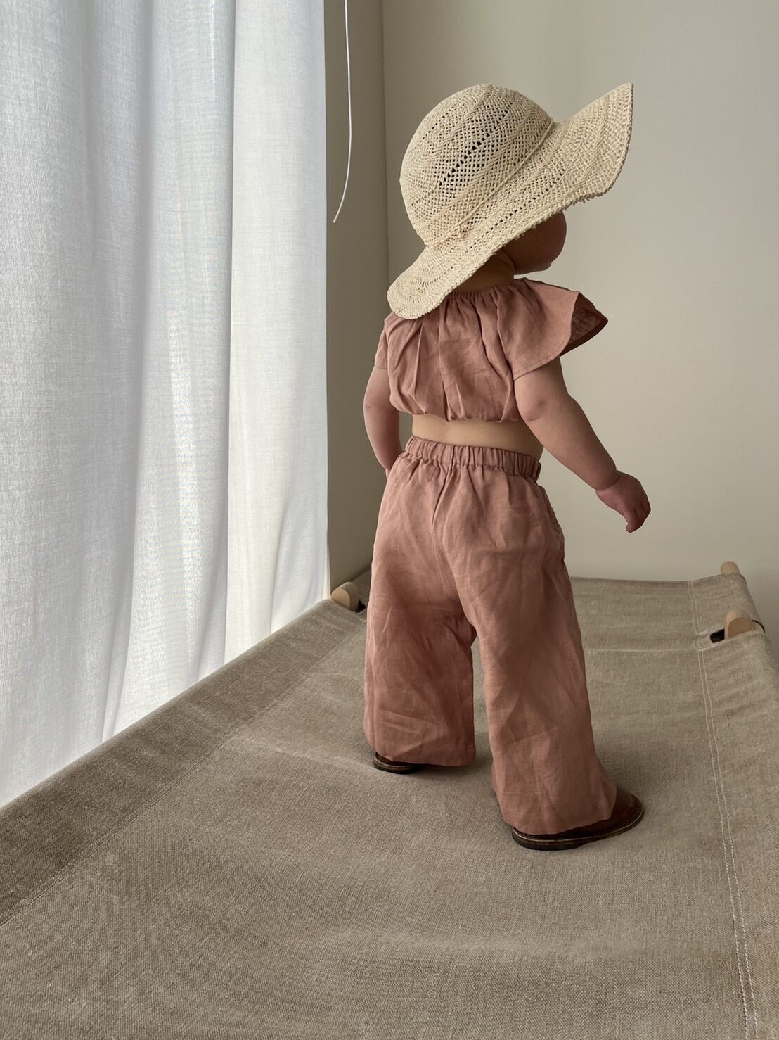 【omochi】son and daughter セットアップ 3-4Y son and daughter - SILA LINEN SETS | UANDEL