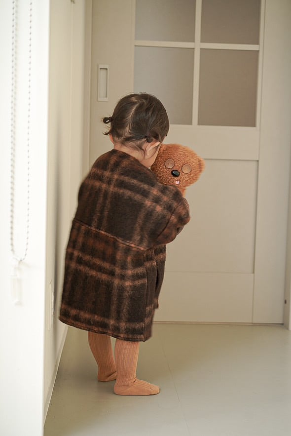 HELLO LUPO - Kimono Coat - Chestnut | UANDEL