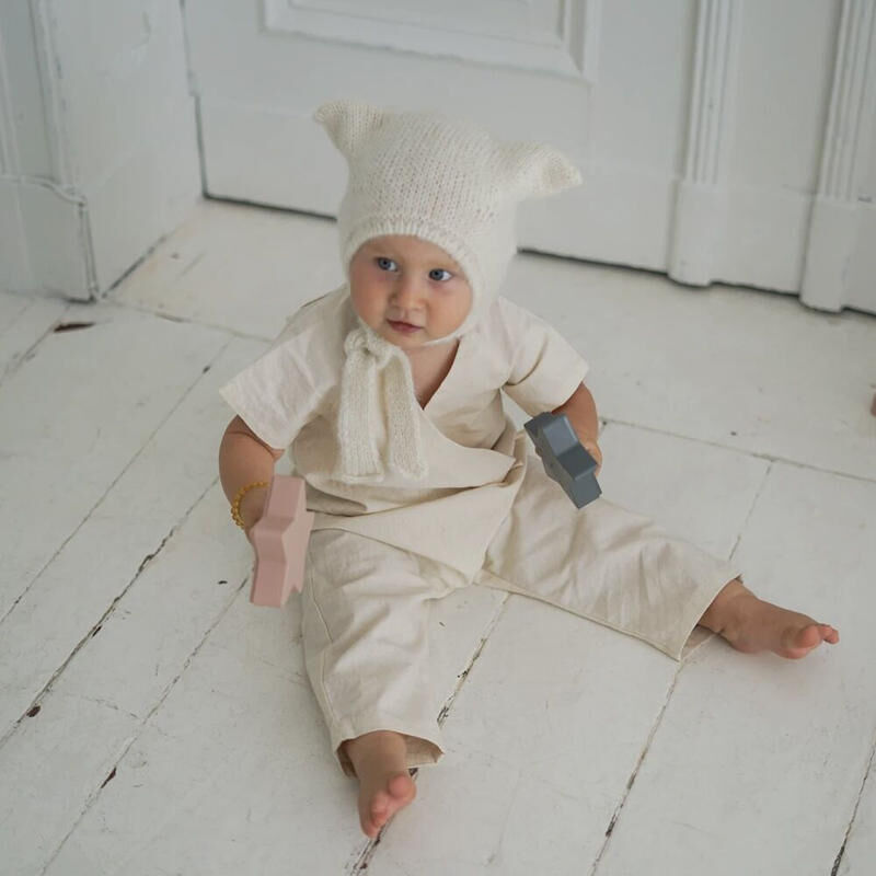 bambolina Classic Kitty アイボリー ivory 1-3y Bambolina】ivory kitty キティボンネット 0-6m,6-12m,1-3y