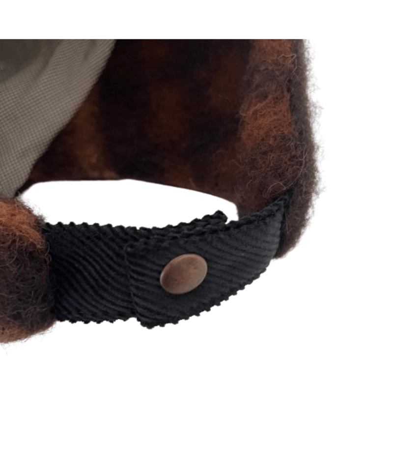 Hello Lupo  hat Chestnut （size M） HELLO LUPO - Tommy Hat - Chestnut | UANDEL