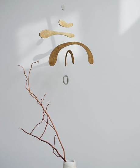 【予約販売商品】Kinetic Levi - Lily Plywood hanging kinetic mobile