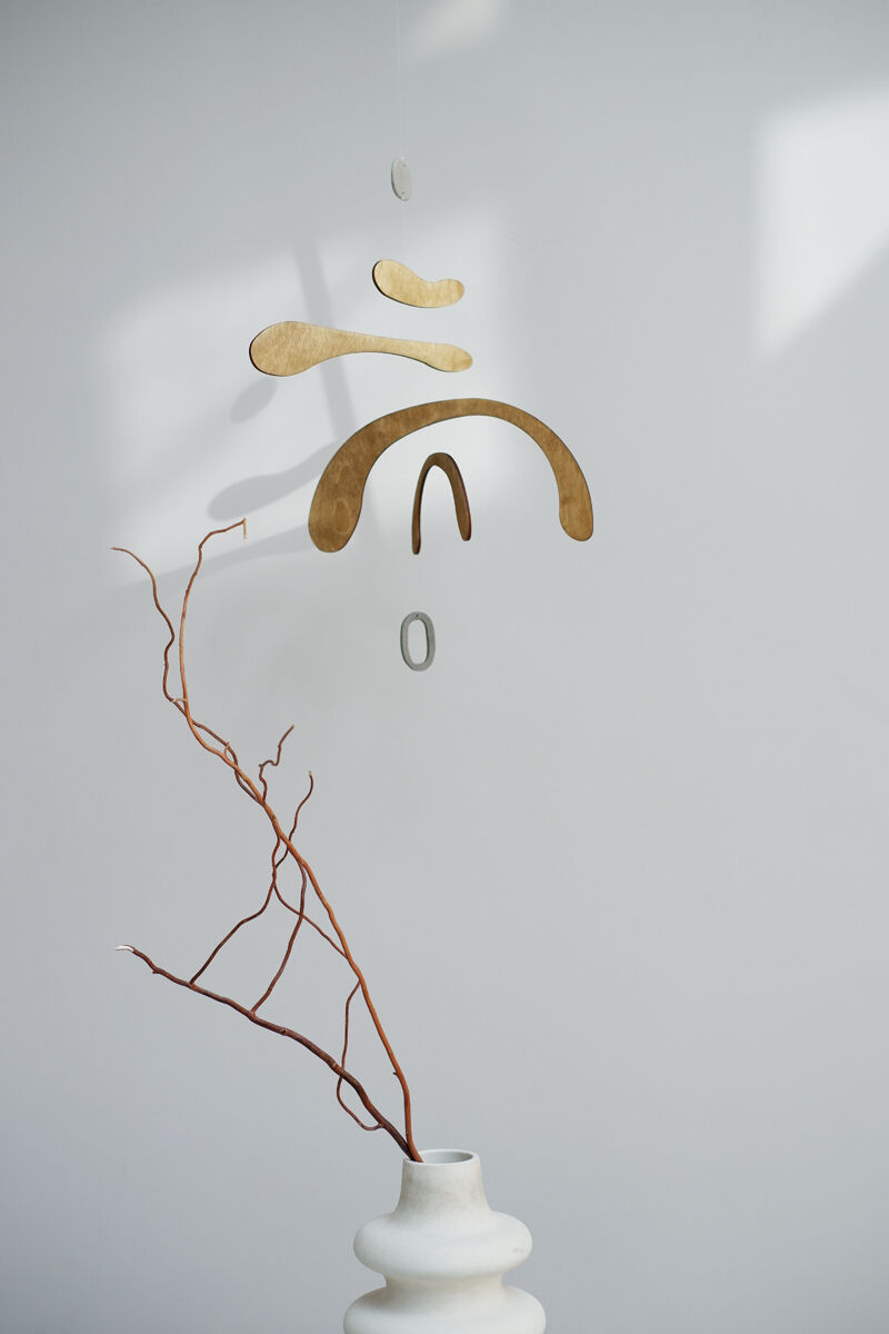 kinetic levi モビール mobile Lily Plywood 予約販売商品】Kinetic Levi - Lily Plywood hanging kin