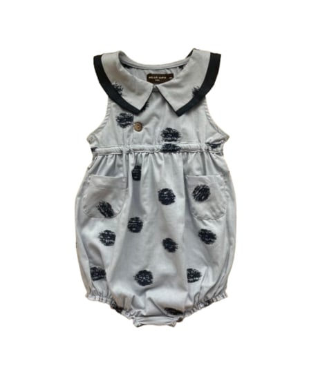 HELLO LUPO - OLIVER BABY TUTA - BLUE CANDY/LINEN NAVY