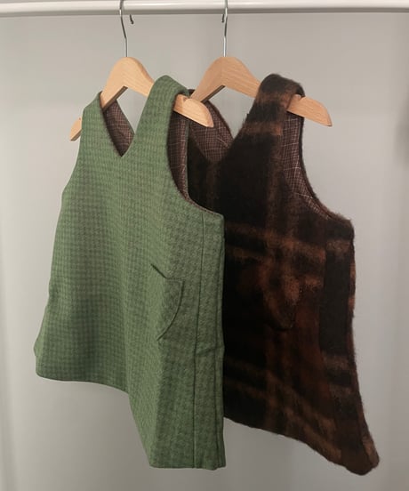 HELLO LUPO - Apron Skirt - Pine Tree