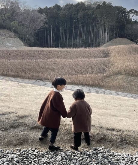 HELLO LUPO - Lupo Kimono Coat / brown (18m〜5y size)