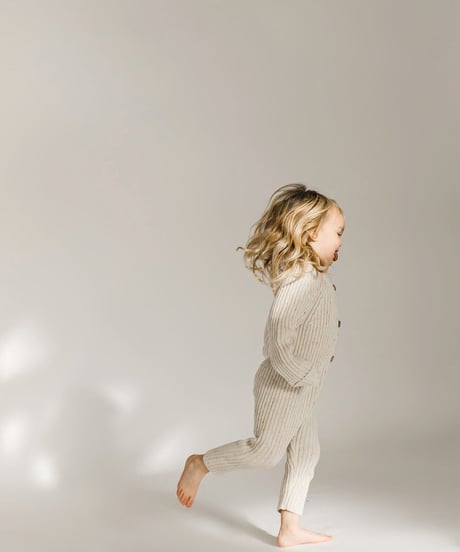 OAT - Sprinkle Knit Ribbed Playsuit