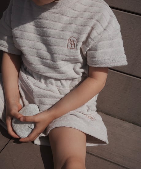 UANDEL - Relaxed Terry shorts (white)